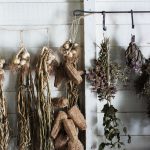 Natural Solutions for Menstrual Painherbs hung to dry -